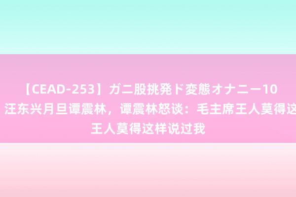 【CEAD-253】ガニ股挑発ド変態オナニー100人8時間 汪东兴月旦谭震林，谭震林怒谈：毛主席王人