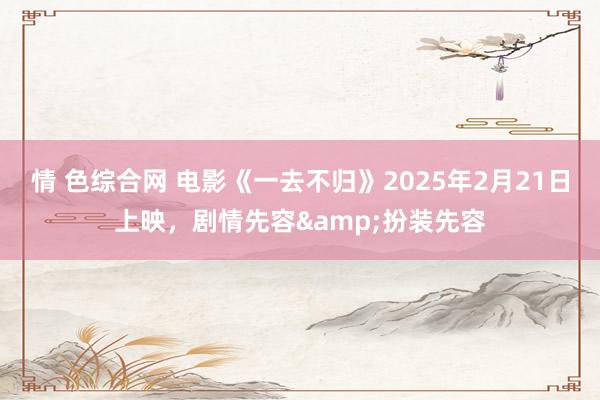 情 色综合网 电影《一去不归》2025年2月21日上映，剧情先容&扮装先容