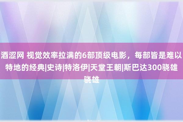 酒涩网 视觉效率拉满的6部顶级电影，每部皆是难以特地的经典|史诗|特洛伊|天堂王朝|斯巴达300骁雄