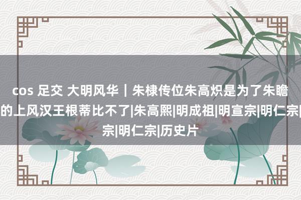 cos 足交 大明风华｜朱棣传位朱高炽是为了朱瞻基？他的上风汉王根蒂比不了|朱高熙|明成祖|明宣宗|明仁宗|历史片